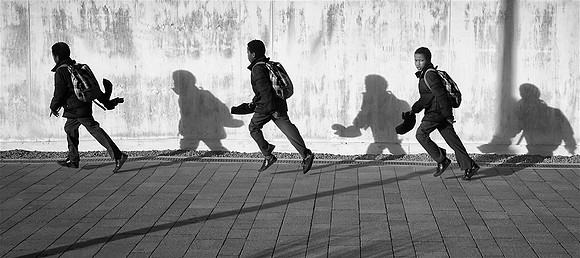 The School Run © Stewart Band - 1st