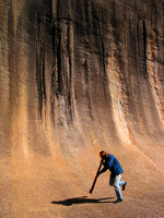 Dancer at Wave Rock © Derek Wood - 1st.