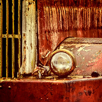 Rusty Headlight © Michael Robertson-Smith - HC