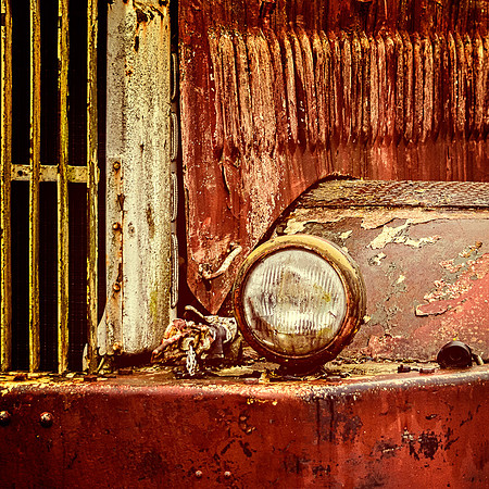 Rusty Headlight © Michael Robertson-Smith - HC