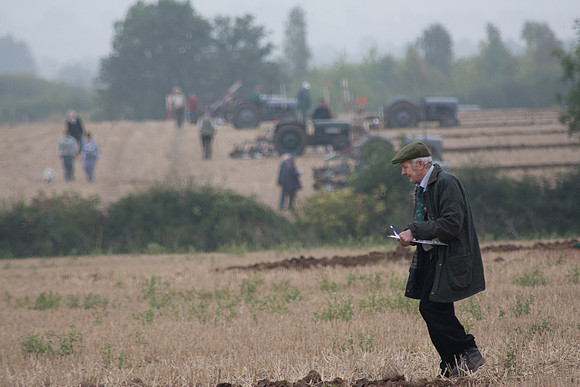 The Ploughing match judge  © Peter Gilbert