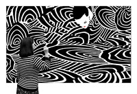 Graphic woman © Margaret Preece - 2nd.