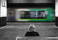 The Next Train at Platform 3 © Cliff Armstrong - HC