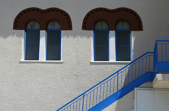 BLUE STAIRCASE © Heather Wood - 2nd.