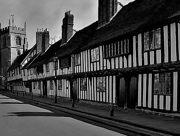 04  No visitors outside  Shakespeare's School during Coronavirus Lockdown, April, 2020 © Mike Dain