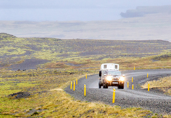 Climbing the gravel road © David P Howard
