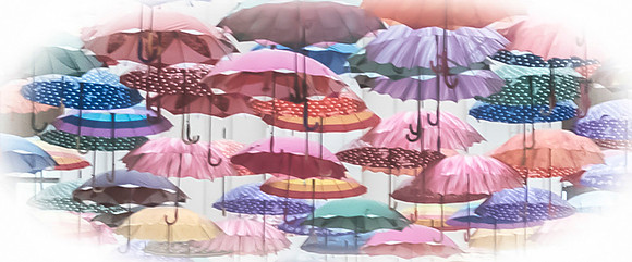 Floating Umbrellas © Brian Cole 1st =