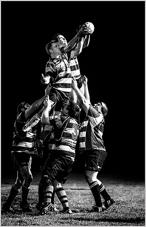 Floodlit Rugby © Dick Prior - C