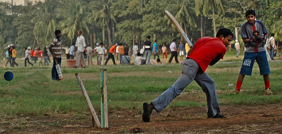 A Wicket Maiden Over! © Andrew Dow - C