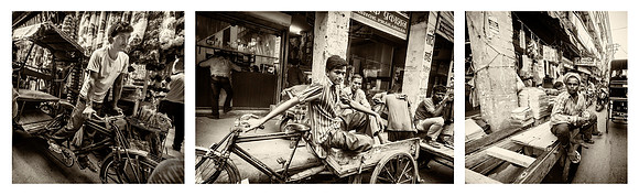 Chandni Chowk Bazaar Delhi © Dick Prior HC