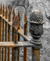 Rusty Metal Fence © Brian Cole - C