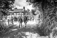 Walkers in Neen Sollars © Michael Robertson-Smith - HC