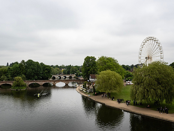 Tramway Bridge from RST Balcony by Cliff Armstrong