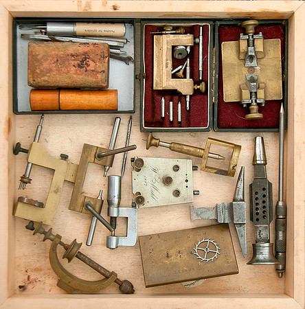 Clockmakers Tool Kit © Dick Prior - C