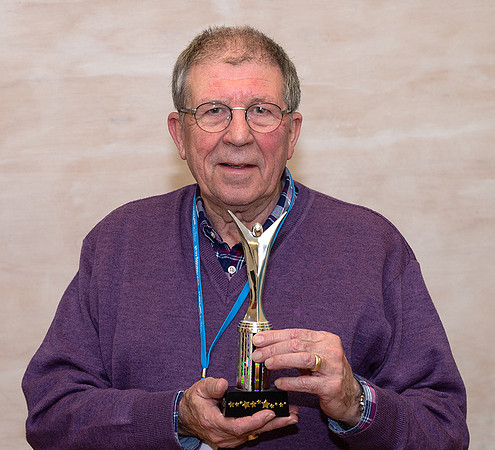 Phil Welch with the Treasure Hunt Trophy © David P Howard