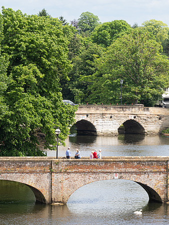 Tramway Bridge from RST Balcony by Pat Dexter