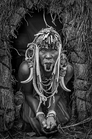 Mursi Tribeswoman © Mary Kirkby - 1st.=